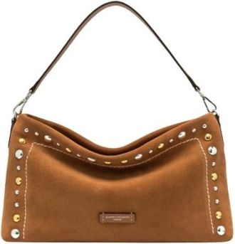 Gianni Chiarini Tassen, Dames, Bruin, ONE Size, Leer, Elisa Schoudertas