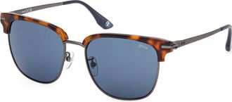 BMW BW0067-H 53V Mens Sunglasses Tortoiseshell Size 57