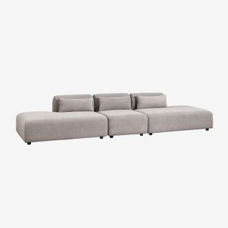 Sklum Sklum - Sof&aacute; Modular De 3 Piezas Con Doble Div&aacute;n Fogler