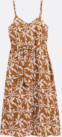 La Redoute Collections Midi-jurk met dunne bandjes en bloemenprint