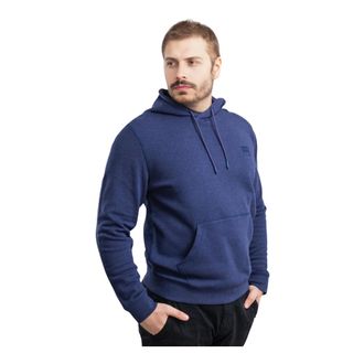 HUGO BOSS Hoodies & sweatvesten, Heren, Blauw, S, Katoen, Hoodie