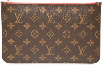 Louis Vuitton Pre-owned Clutches, female, Brown, Size: ONE SIZE Pre-owned Clutch