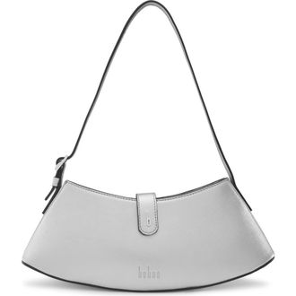 Behno Mini Ruth Metallic Leather Shoulder Bag in Silver at Nordstrom