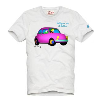 MC2 Saint Barth T-Shirts, male, White, Size: 2XL T-Shirt
