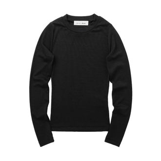 Fear of God Fitted Longsleeve Tee - Dames - Longsleeves - Zwart - L - Tops