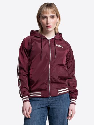 Lonsdale Windbreaker LONSDALE MERIDEN, Damen, Gr. XL, oxblood, chalk, Obermaterial: 100% Polyester. Futter: 100% Polyester, Jacken Windbreaker, f&uuml;r Erwachsene