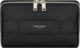 Saint Laurent Wallets & Cardholders, male, Black, Size: ONE SIZE PM Pouch Mini