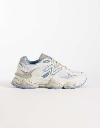 New Balance 9060 - Sneakers beige e azzurre-Neutro