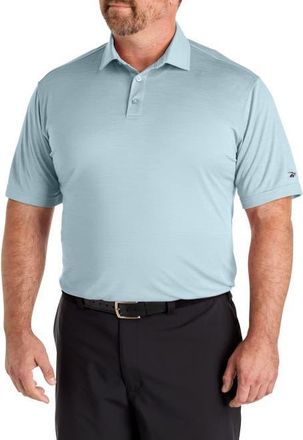 Reebok Big & Tall Performance Heather Polo Shirt in Ice Blue at Nordstrom, Size Xx-Large