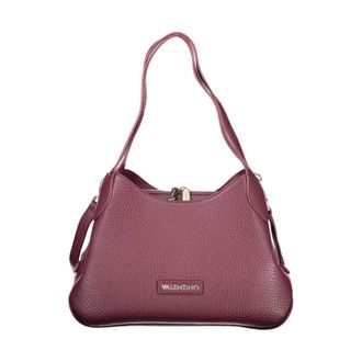 Valentino Shoulder Bags, female, Red, Size: ONE SIZE Elegant Polyethylene Handbag