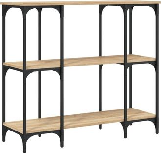 vidaXL Console Table Sonoma Oak 102x35x90 cm Engineered Wood Vidaxl