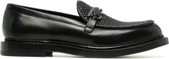 Ferragamo Ferragamo Gancini-Plaque Leather Loafers