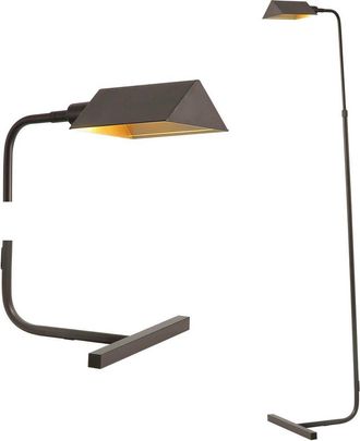 Jonathan Y Designs Cotys MidCentury Industrial Metal Adjustable Pharmacy LED Floor Lamp in Oil Rubbed Bronze at Nordstrom