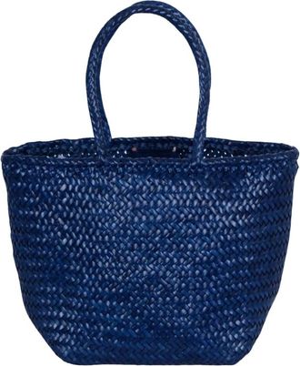Dragon Diffusion Grace Basket Small - Dames - Shoppers - Blauw - ONE Size - Leer - Tassen