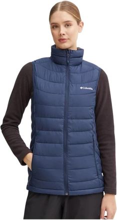 Columbia Powder Lite II Vest - Dames - Bodywarmers - Blauw - XS - Leer - Fitness