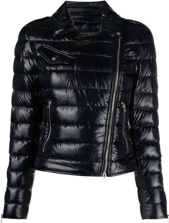 Herno long-sleeve padded jacket - women - Feather Down/Polyamide/Polyamide - 44 - Black