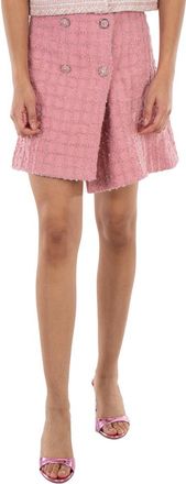 Versace Tweed High-Waist Mini Skirt, Brand Size 38 ( US Size 2 )
