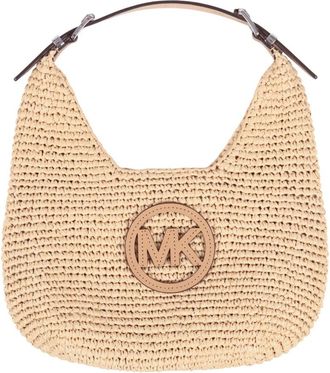 Michael Kors Handbags, female, Beige, Size: ONE SIZE Nolita Hobo Bag