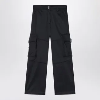 Givenchy Black cargo pants in cotton blend