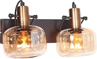 Steinhauer Steinhauer - Aplique De Pared - Glaslic - Bronce - Vidrio Metal