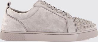 Christian Louboutin Sneakers Louis Jr Spikes Canopy in pelle scamosciata con borchie