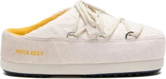 Moon Boot EVX Knit Mules - Dames - Slip ons - Wit - 35 EU - Wol - Schoenen