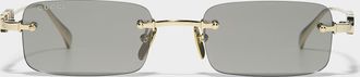 Gucci Frameless rectangular sunglasses