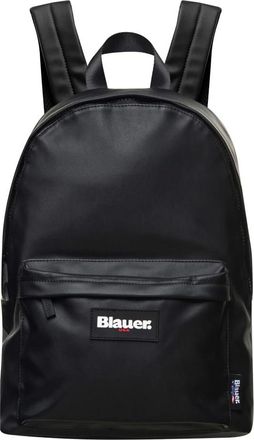 Blauer Gecoate Rugzak met Verstelbare Riemen - Heren - Rugzakken - Zwart - ONE Size - Tassen