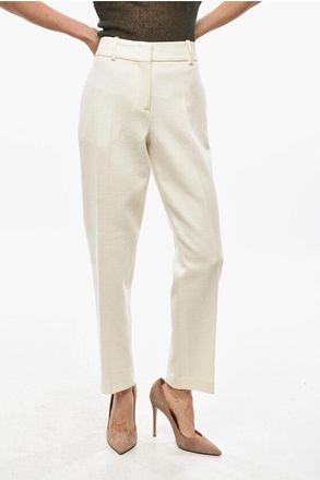 Ermanno Scervino Pantaloni Chino in Panno di Lana taglia 42