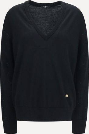 Balmain Maglione con scollo a V Woman 36