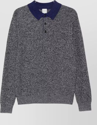 Paul Smith wool silk polo jumper