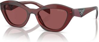Prada Dames, Accessoires, Rood, Maat: 52 MM