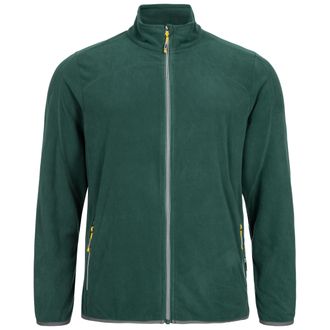 Deproc Fleecejacke DEPROC ACTIVE KIRKVALE II MEN, Herren, Gr. S, gr&uuml;n (dunkelgr&uuml;n), 100% Polyester, bequem, gerader Abschluss mit Gummizug, Jacken Fleecejack