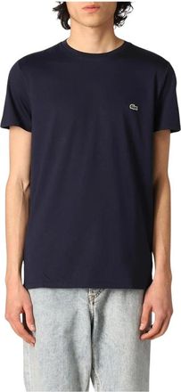 Lacoste Heren, Tops, Blauw, Maat: S