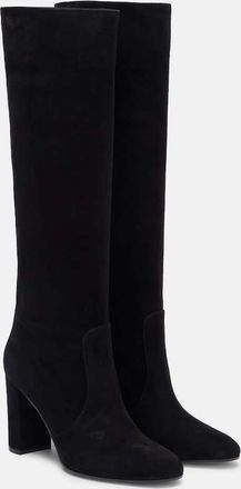 Gianvito Rossi Stivali Glen 85 in suede