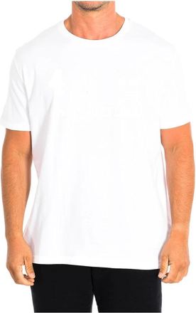 La Martina T-shirt met korte mouwen - Heren - T-shirts - Wit - 3XL - Katoen - Tops
