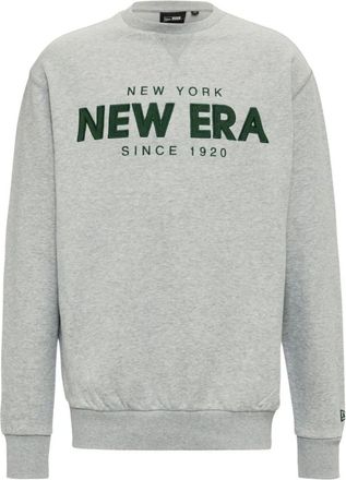 New Era Heren, Sweatshirts & Hoodies, Grijs, Maat: XS Katoen