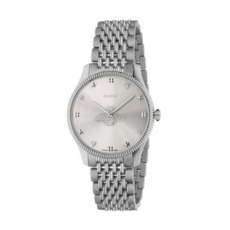 Gucci Accessoires, Dames, Grijs, ONE Size, G-Timeless Horloge