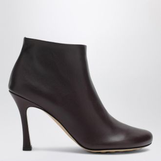 Bottega Veneta Rana Ankle Boots in Dark Barolo