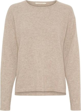 BTF-CPH Mira Pure Cashmere Pullover - Knitwear - Mujer - Beige - 2XL
