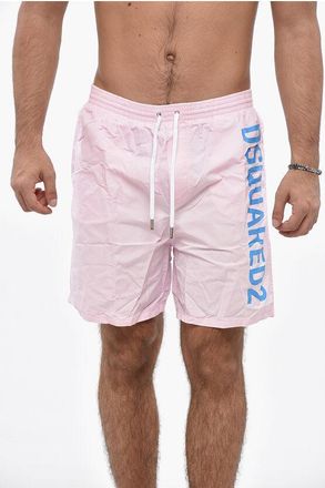 Dsquared2 Nylon Swimshorts with Printed Logo size 46