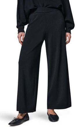 DKNY Milano Stitch Knit Pants in Black at Nordstrom, Size X-Small