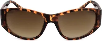 Guess Brown Mirror Cat Eye Ladies Sunglasses GF6202 52G 58