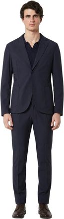 Mason's Da Vinci Tech Dynamic Blazer - Heren - Blazers - Blauw - L - Leer - Jassen