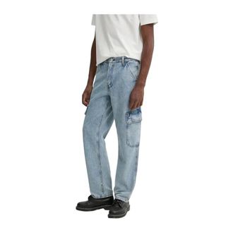 Levi's Jeans, Heren, Blauw, W33 L32, Katoen, Straight Jeans