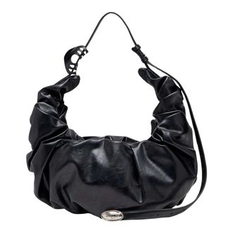 Diesel Shoulder Bags, female, Black, Size: ONE SIZE Grab-D Hobo L Bag