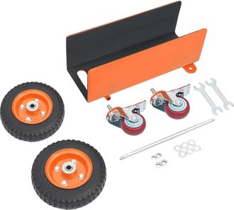 OEM Carro De Panel, Acero Aleado Duradero, Dise&ntilde;o De 4 Ruedas, Color Naranja