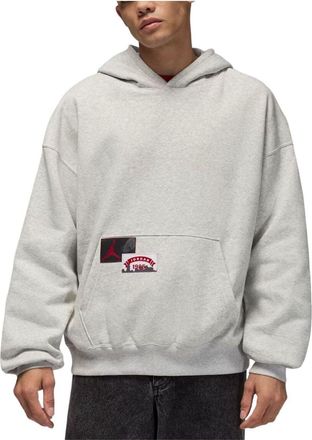 Nike Jordan Air Jordan Brooklyn Oversized Pullover Hoodie Grey Heather IM7943-050