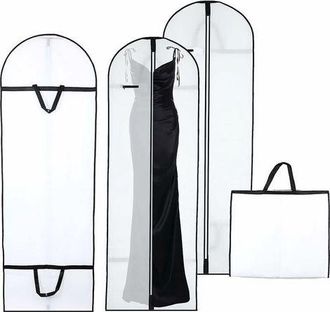 OEM Fundas Colgantes Para Ropa, Funda Plegable De 180x60 Cm Para Vestidos De Novia, Funda Larga Resistente Al Polvo Y La Humedad, Funda Para Armario Para 