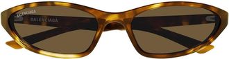 Balenciaga Sunglasses Bb0402 S 003 Brown/Brown Women
